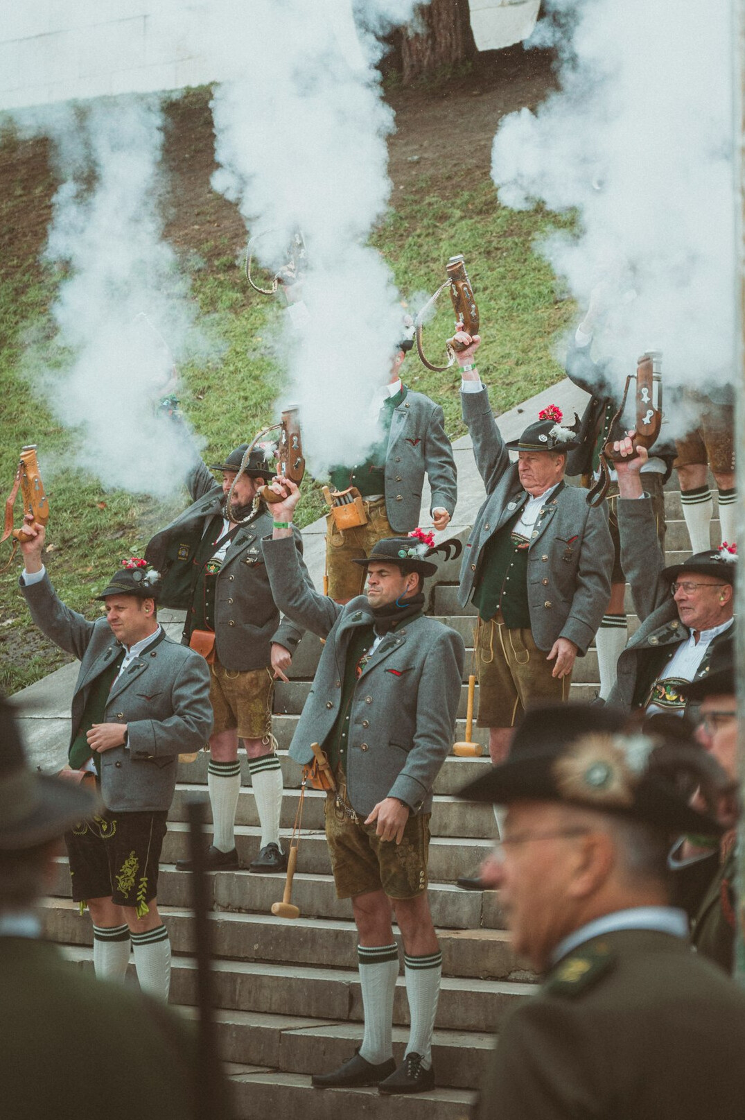 historical public gathering