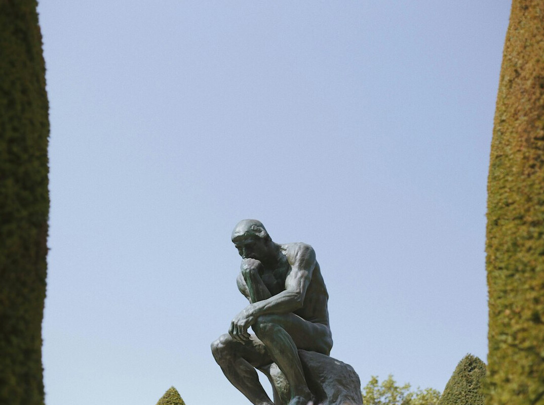 individual thinking alone